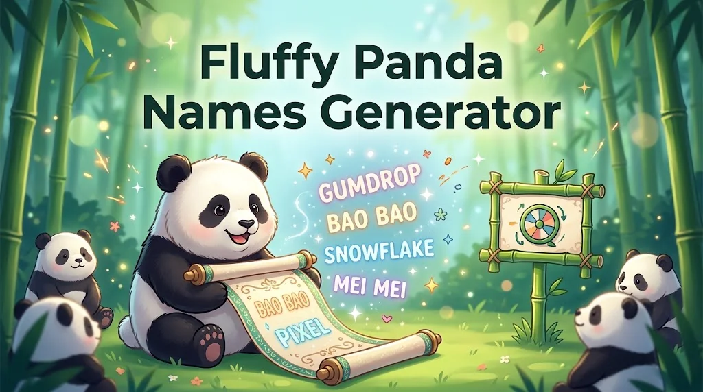 Fluffy Panda Names