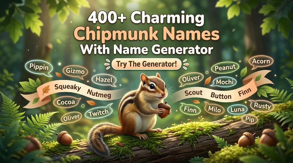 Chipmunk Names