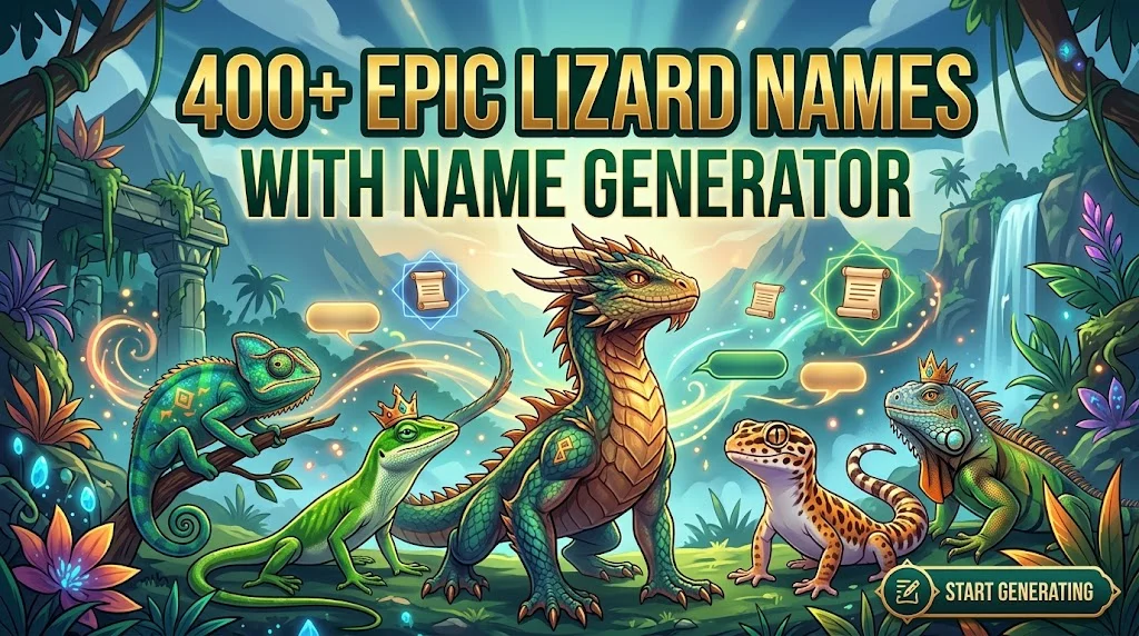 Lizard Names