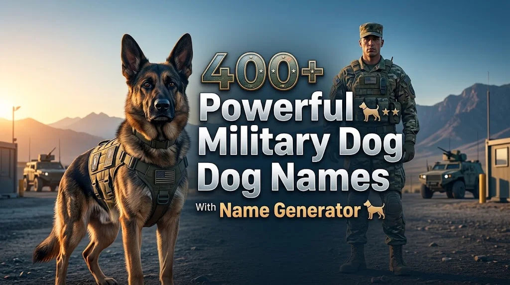 Military Dog Names