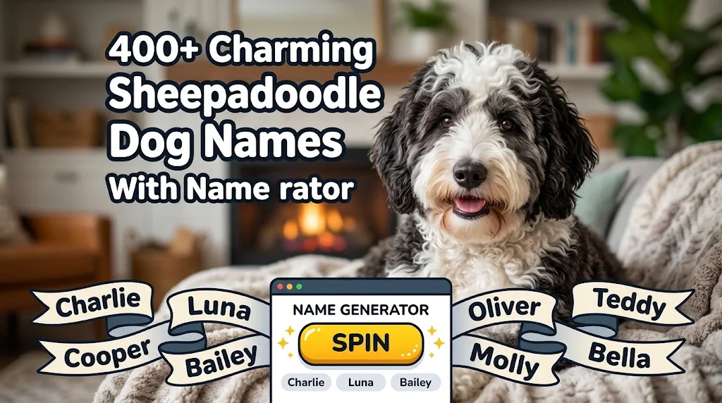 Sheepadoodle Dog Names
